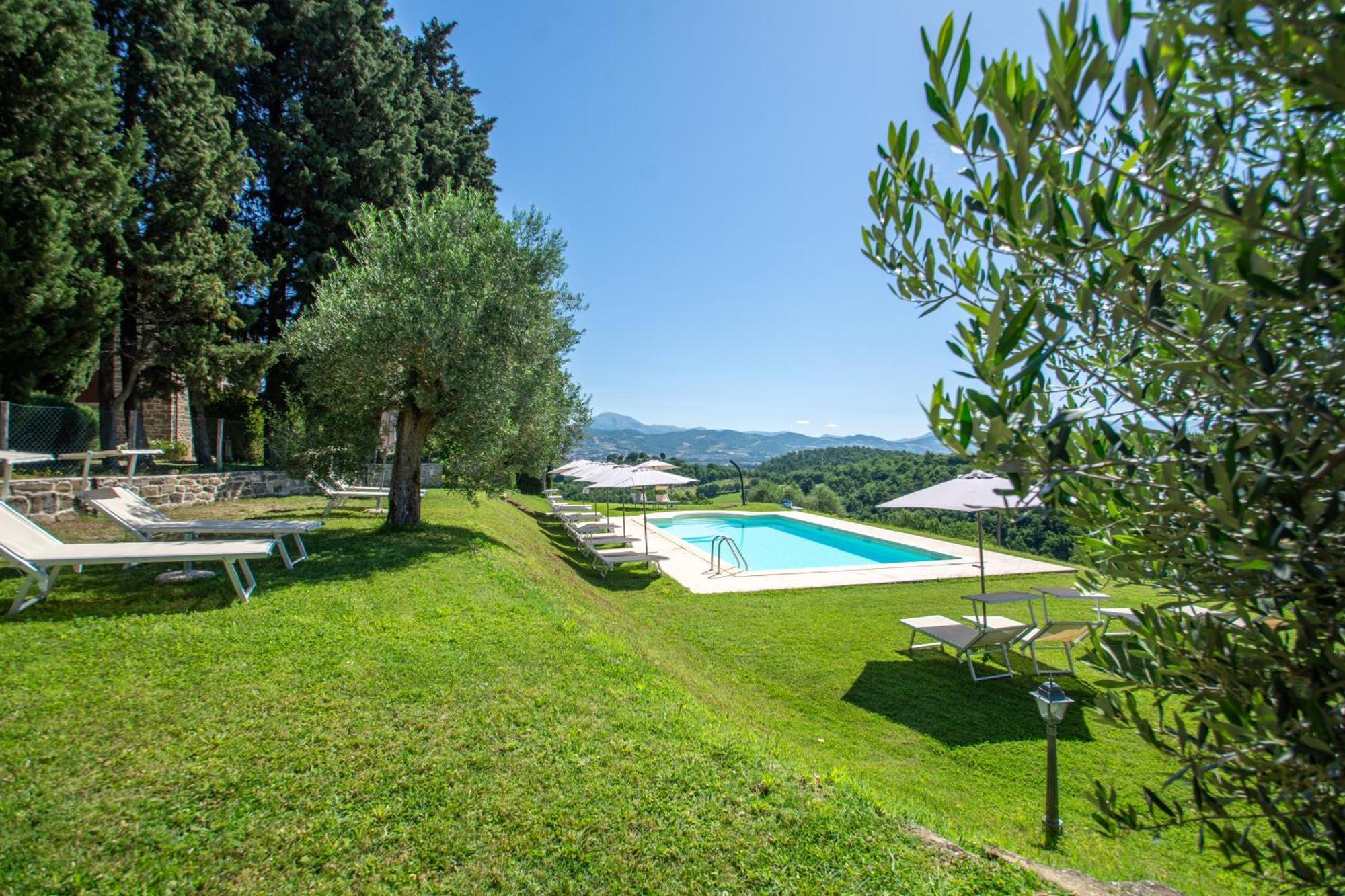 Antica Residenza Montereano Villa Gubbio Luaran gambar